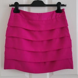 Tiered mini skirt, size xs